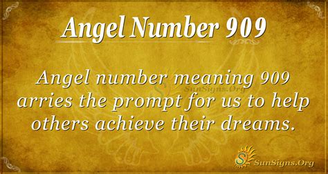 909 Angel Number Meaning